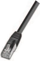 Actual product image Wirewin Outdoor patch cable: 1m, black (U/FTP, CAT5e, 1 m)