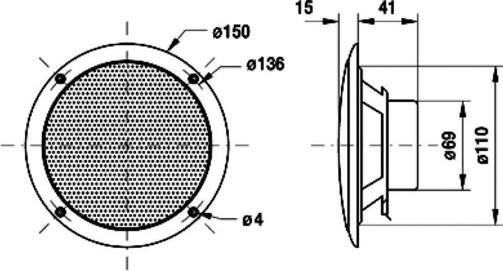 Produktbild Visaton Breitbandlautsprecher FR 13 WP
