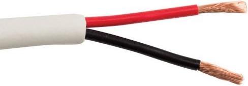 Productafbeelding SCP 16/2OFC-LSZH-WT - 1,31mm² 2-draads, Pro Grade Sp. Kabel, Rookarm/Nul Halogeen, 152m doos, Wit (152 m)