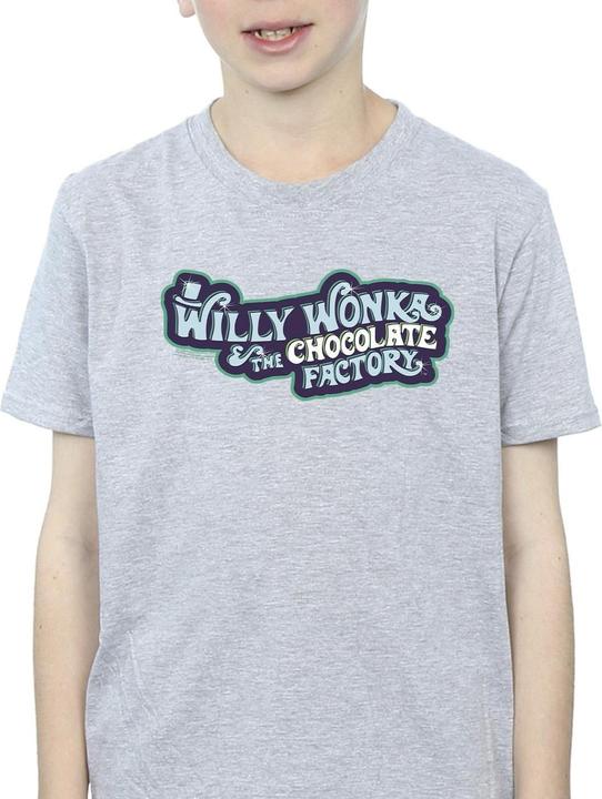 Produktbild Willy Wonka & the Chocolate Factory Chocolate Factory Logo TShirt Jungen (140, 146)