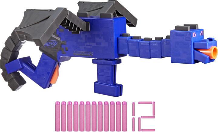 Hasbro Blaster Ender Dragon Minecraft et 12 fléchettes Nerf Elite