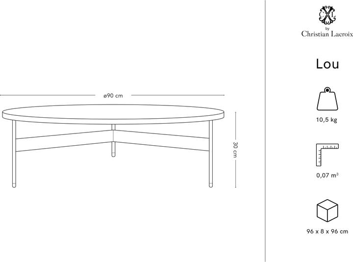 Image du produit CXL by Christian Lacroix Lou (30 x 90 x 90 cm)