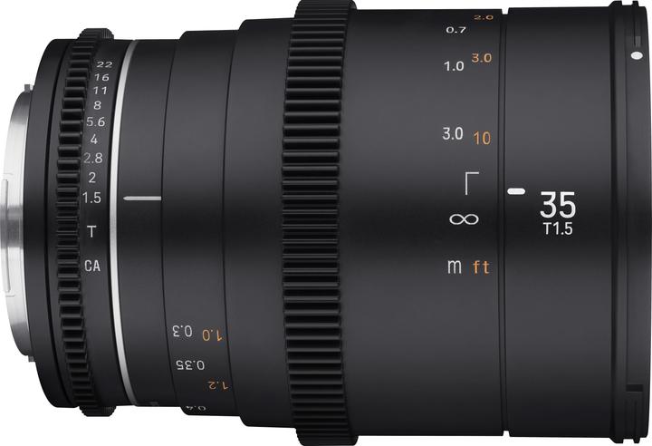 Actual product image Samyang 35mm T1.5 MK2 MFT (Micro Four Thirds, full size, APS-C / DX, Micro Four Thirds)