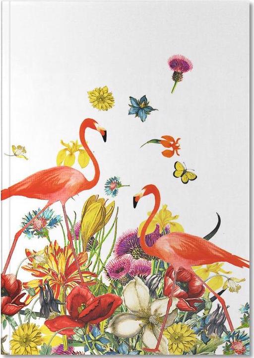 Produktbild Juniqe Flamingos - Flamingos (A5, Liniert)