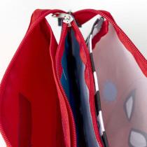 Image du produit Spiderman trousse 3 compartiments, rouge