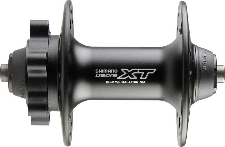 Immagine prodotto Shimano Mozzo VR Deore XT HB-M756 100 mm 32 fori 6 fori QR nero Box (Freni a disco Center Lock)