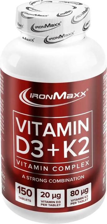 IronMaxx D3 + K2 (150 pièce(s), Cachets, 100 g)