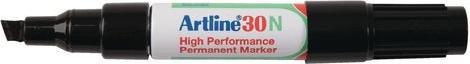 Produktbild Artline 30N Permanentmarker Mittel Keilspitze 2,0 - 5,0 mm Blau Refillable (Schwarz, 5 mm, 12 x)