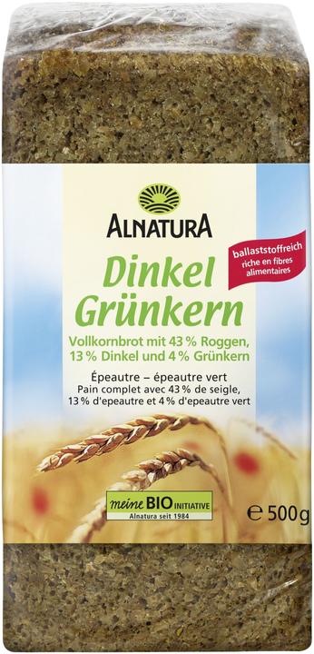Image du produit Alnatura Pain bio à l'épeautre et aux graines vertes 500g (500 g)