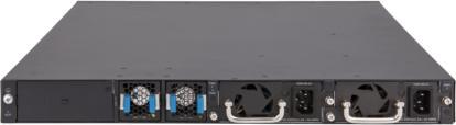 Actual product image HPE E N FlexNetwork 5510 HI Switch 4 SFP+ Ports, 1 Slot, MACsec Support (48 ports)