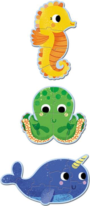 Actual product image Djeco First puzzle In the sea (19 pieces)