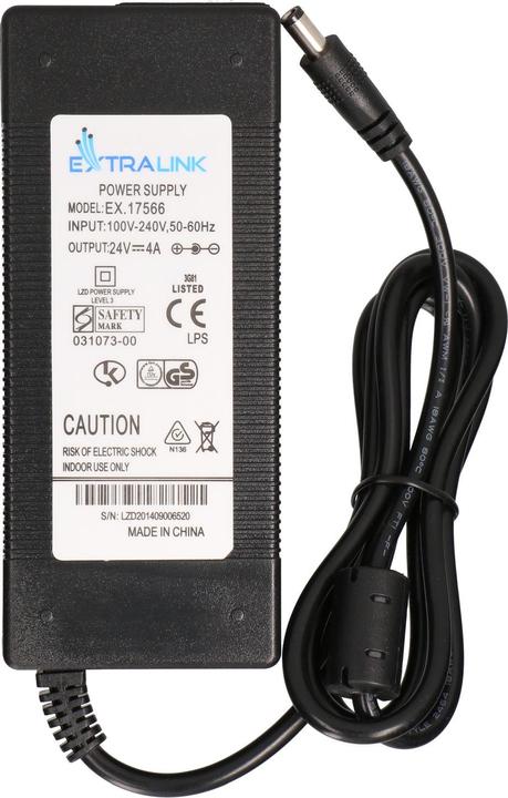 Actual product image Extralink 24V 96W | power supply unit | 4A, plug 5.5/2.5mm large plug