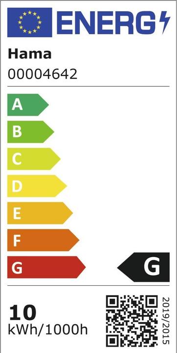 Energie-Label Hama SpotLight FoldUp 102 (Ringleuchte)