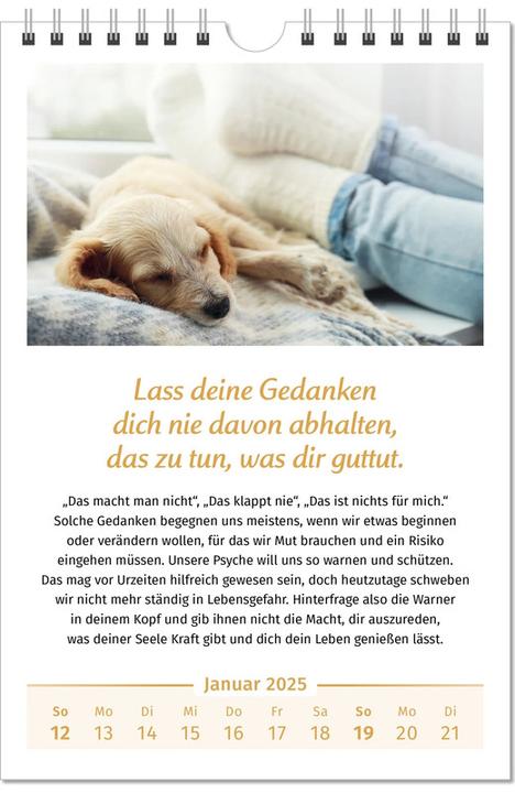 Actual product image The joie de vivre calendar (No binding, German)