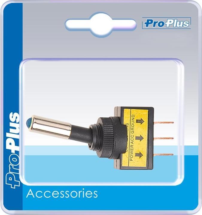 Immagine prodotto ProPlus Interruttore a levetta LED blu 12V-max. 20A in confezione blister