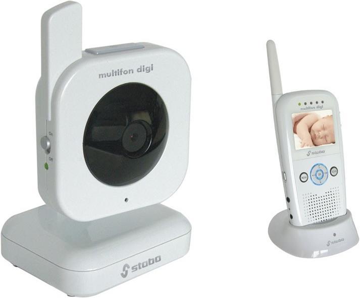 Produktbild Stabo Multifon Digi Babyphone mit Funküberwachung (Babyphone mit Kamera, 150 m)