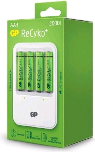 Immagine prodotto GP Batteries Caricabatterie Recyko (4 pz., AA, 2000 mAh)