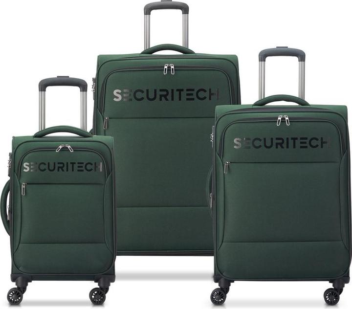 Actual product image Delsey Securitech by Paris - Suitcase set Vanguard - 3 -piece - Hand luggage 35L + Roller luggage 71 (31 l, Hand luggage (up to 50 litres))