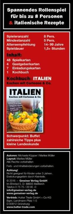 Actual product image Murder in the Villa Mafiosa (German)