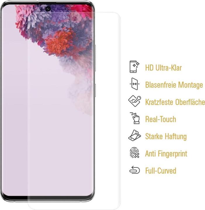 Produktbild Protectorking 6x 9H Panzerglas flexibel HD Klar (6 Stück, Samsung Galaxy S21 Ultra)