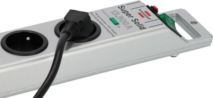 Image du produit Brennenstuhl Super-Solid 8way, 2.5m (polycarbon) (8 x, PECO 7/5, 2.50 m)