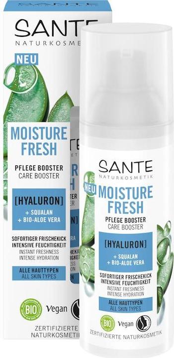 Sante Moisture Fresh Feuchtigkeits Pflege Booster mit Hyaluron (50 ml, 24h Creme)