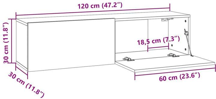 Image du produit VidaXL Jericho (120 x 30 x 30 cm)