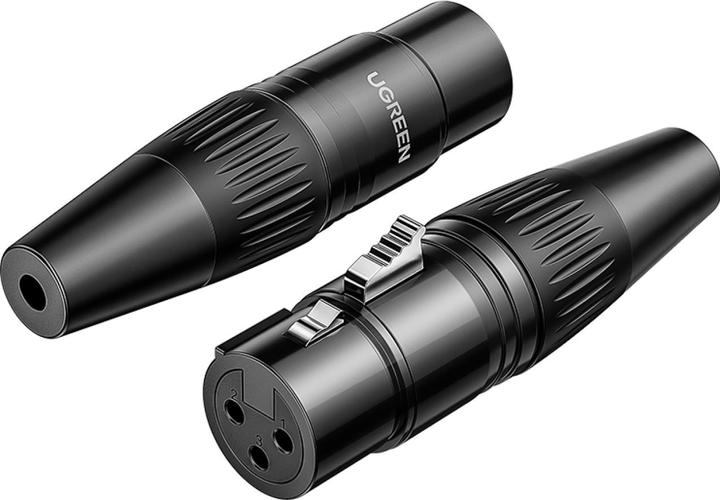 Actual product image Ugreen XLR connector 3-pin male female