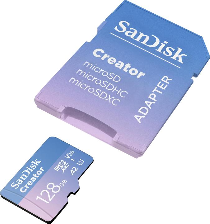 Produktbild SanDisk Creator UHS-I V30 (1000 GB, microSDXC, U3, UHS-I)