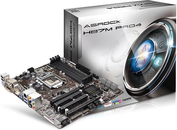 Produktbild AsRock H87M Pro4 (LGA 1150, Intel H87, mATX)