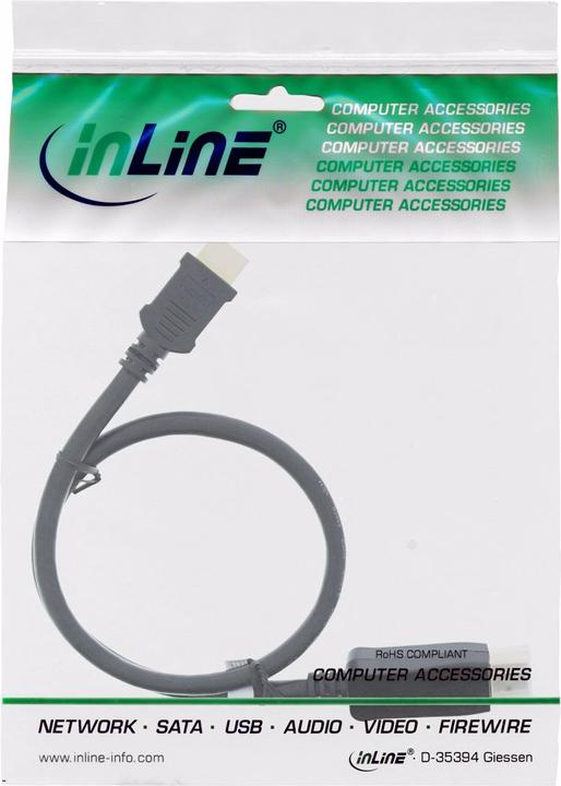 Immagine prodotto InLine DisplayPort — HDMI (Typ A) (7.50 m, DisplayPort, HDMI)