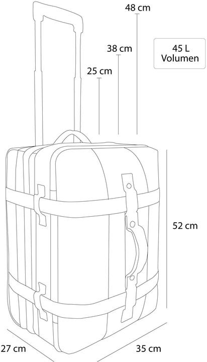 Image du produit Normani Aurori 45 (45 l, Bagage à main (jusqu'à 50l))