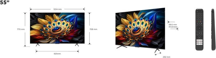 Produktbild TCL 55C655 (55", QLED, 4K, 2024)