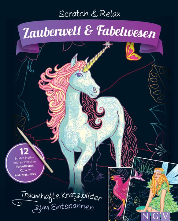 Actual product image Zauberwelt & Fabelwesen. Traumhafte Kratzbilder zum Entspannen (German, 2023)
