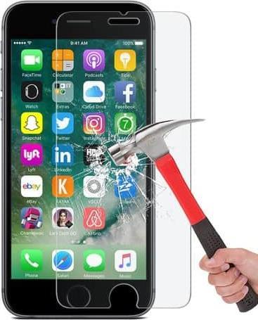 Actual product image Ueli Express iPhone SE / 8 / 7 screen protector armoured glass Casefriendly (1 Piece, Apple iPhone SE, Apple iPhone SE (3rd Gen), Apple iPhone SE (2nd Gen), Apple iPhone 8, Apple iPhone 7)
