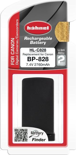 Produktbild Hähnel HL-C828 Canon BP-828 BP-827, 2700mAh, 7.4V, 20Wh (Akku)