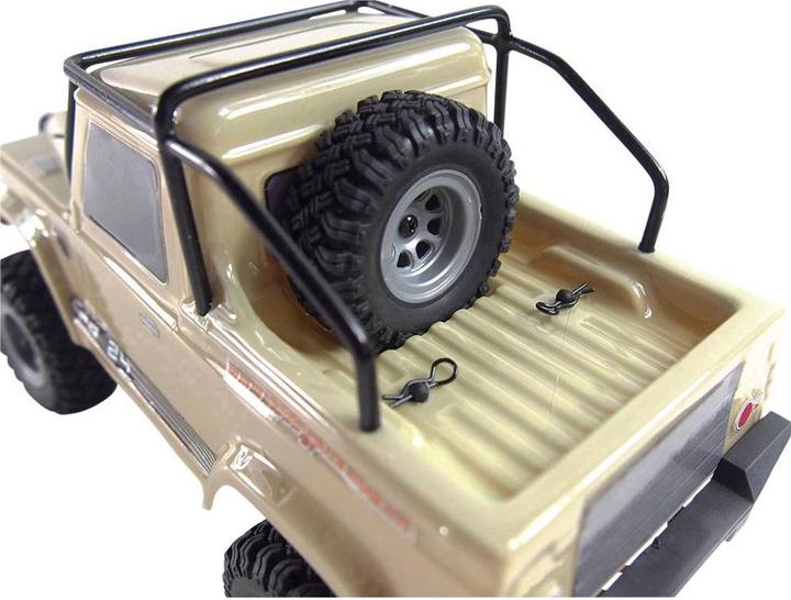 Actual product image Amewi AMX Rock Crawler AM24 4WD 1:24 RTR mustard color (RTR Ready-to-Run)