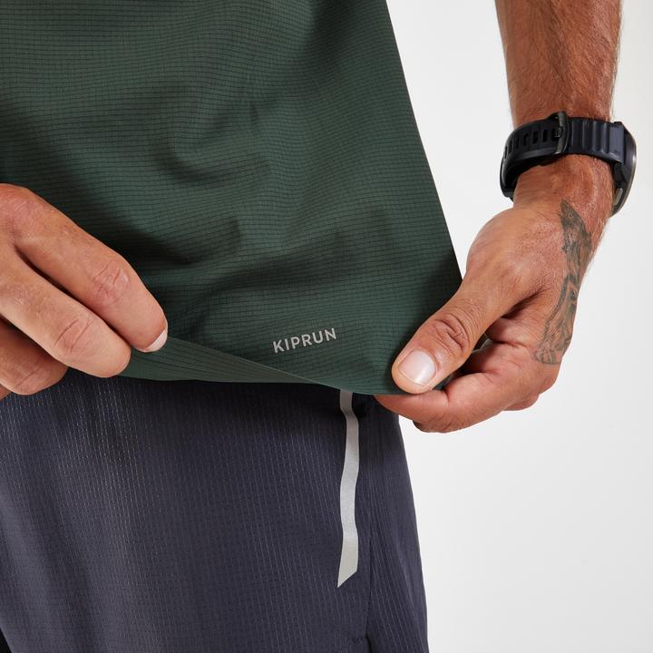 Immagine prodotto Evadict Maglietta da running a manica corta da uomo per il trail running - Perf verde scuro (XL)