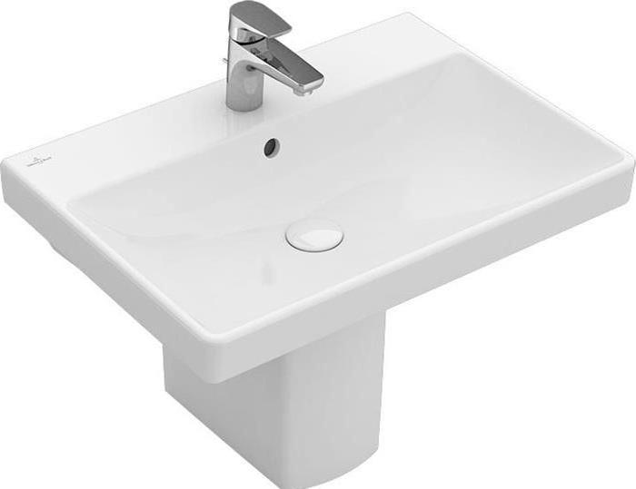 Produktbild Villeroy & Boch Waschtisch Avento 65 x 47 cm wei 41586501 (470 mm, 650 mm)