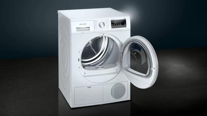 Produktbild Siemens WT45HV90 Wäschetrockner (Kondensation, Wärmepumpe, freistehend, A++, 8 kg, iQ300) (8 kg, Rechts)