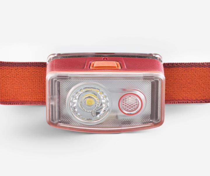 Produktbild Forclaz Stirnlampe wiederaufladbar USB-C - UL500 150 Lumen orange (150 lm)