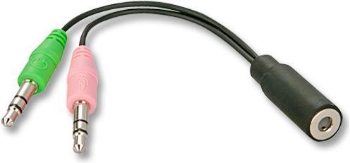 Produktbild Lindy PC Adapterkabel (Headset-Adapter)