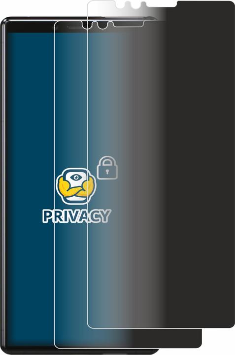 Productafbeelding BROTECT Anti-spionnetje privacyfolie Beschermfolie tegen blauw licht (2 Stuk, Sony Xperia 1)