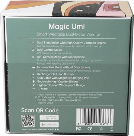 Image du produit Magic Motion Vibromasseur Umi Smart Wearable à double moteur