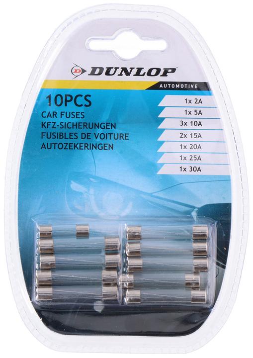 Actual product image Dunlop Glass fuses Set 10pcs