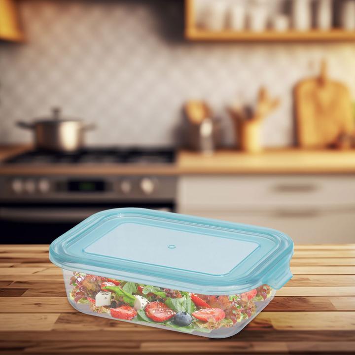 Actual product image Excellent Houseware Borosilicate glass food storage jar, storage bowl, 630 ml (0.63 l)