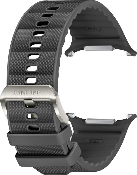 Actual product image Samsung PeakForm Band (34 mm, Nitrile rubber and woven nylon, Galaxy Watch Ultra)