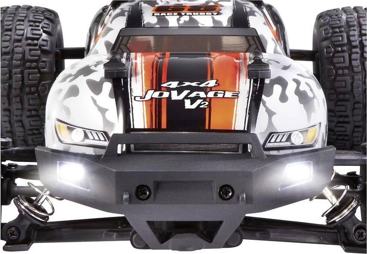 Actual product image Reely JoVage 4x4 V2 Orange/White Brushed 1:16 RC Model Car Electric Truggy Allra (RTR Ready-to-Run)