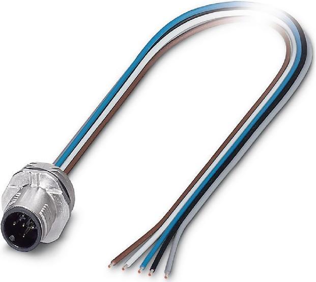 Image du produit Phoenix Contact Connecteur encastré M12 à 5 pôles avec câble de 0,5m