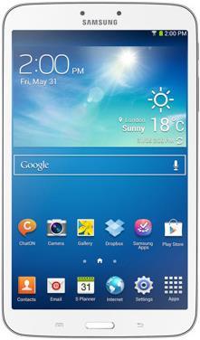 Actual product image Samsung Galaxy Tab 3 8.0 SM-T310 (8", 16 GB, White)